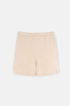 BEIGE NATURAL COLORED LOCAL COTTON UNISEX TOWEL SHORTS