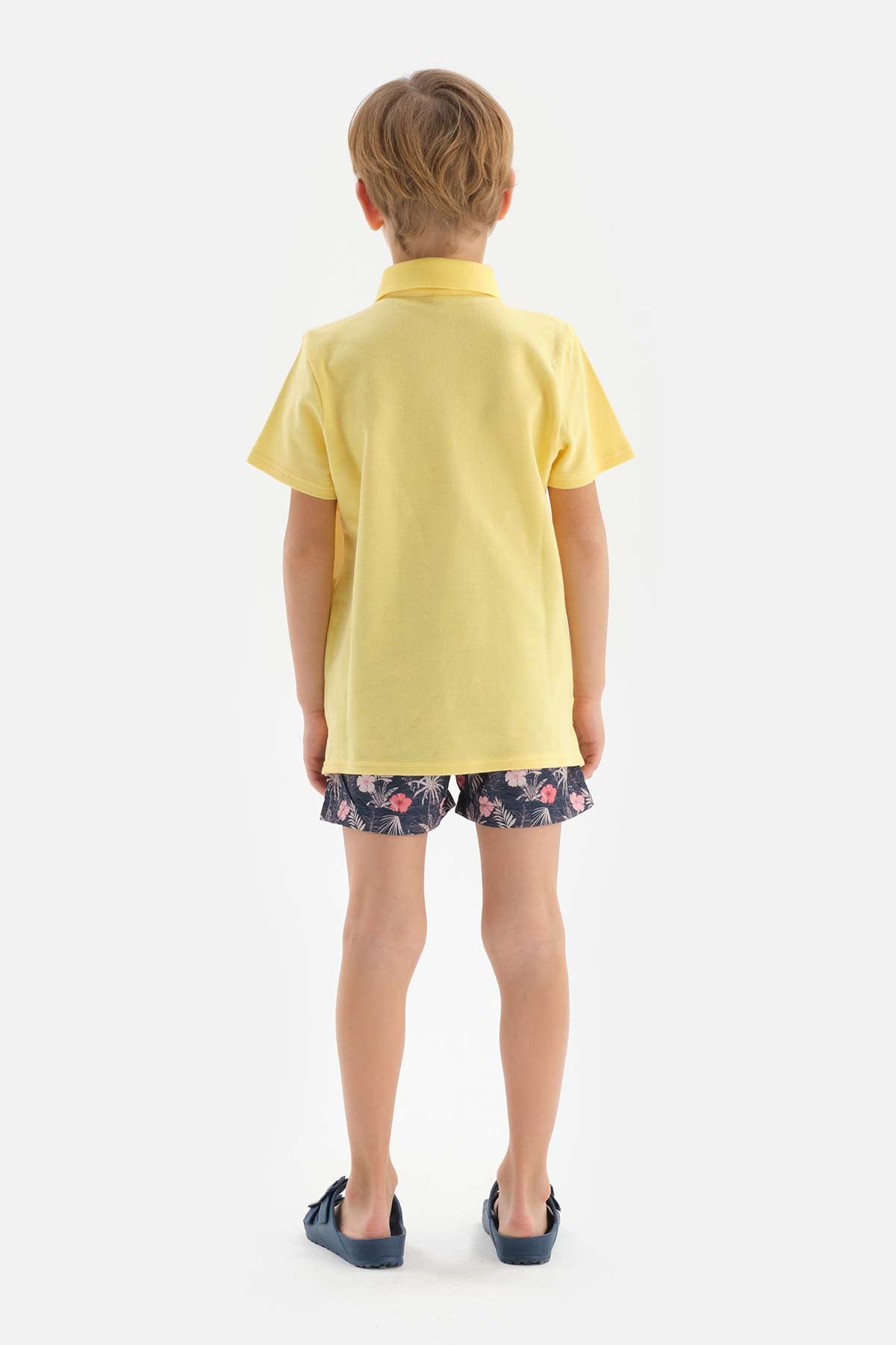 INDIGO - ORANGE SWIM SHORT