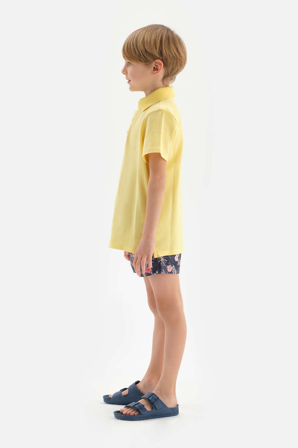 INDIGO - ORANGE SWIM SHORT