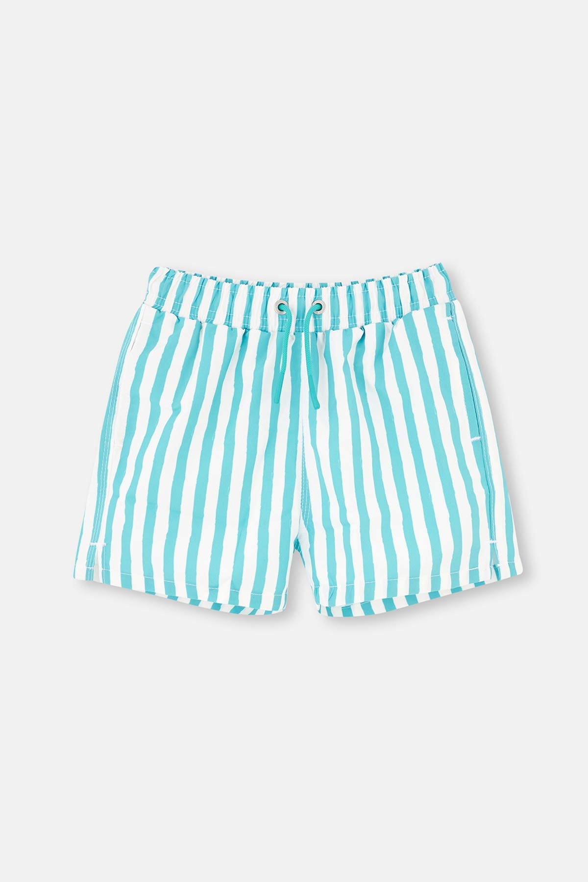 GREEN - WHITE SHORTS