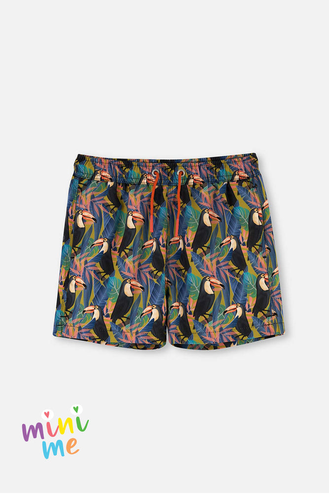 BLACK - GREEN SHORTS