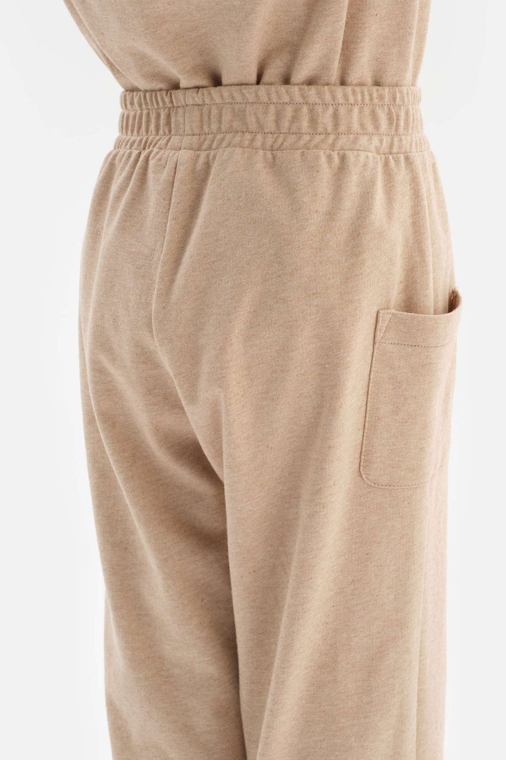 BEIGE NATURAL COLORED LOCAL COTTON TROUSERS