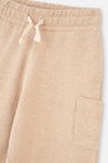 BEIGE NATURAL COLORED LOCAL COTTON TROUSERS