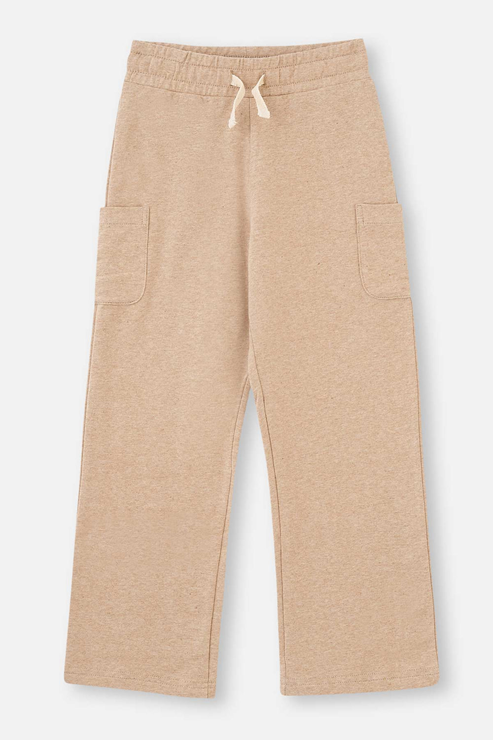 BEIGE NATURAL COLORED LOCAL COTTON TROUSERS