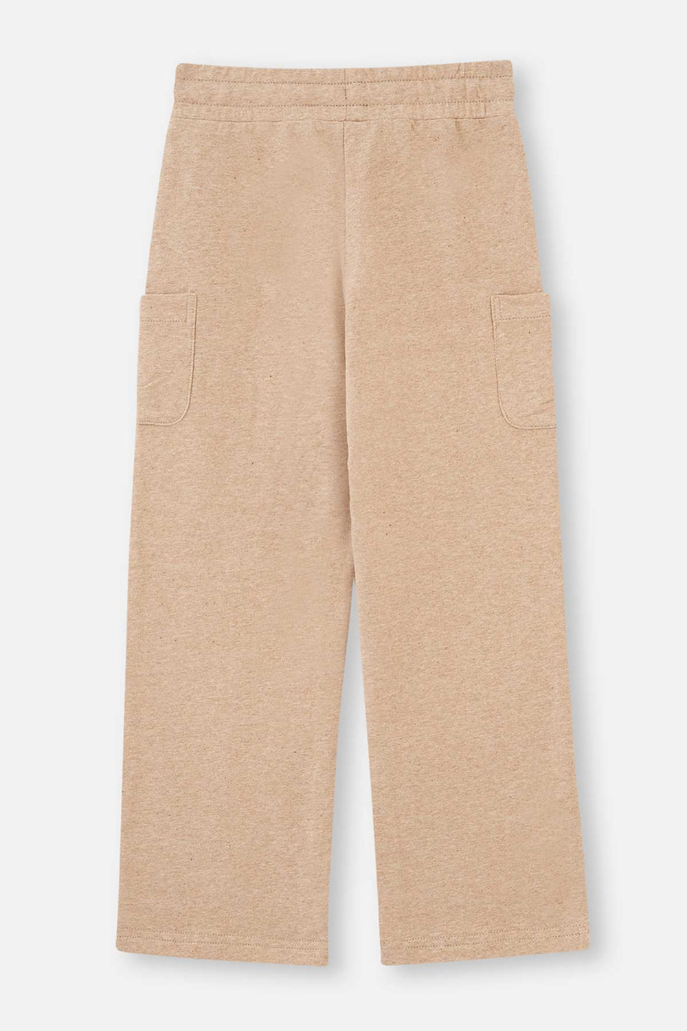 BEIGE NATURAL COLORED LOCAL COTTON TROUSERS