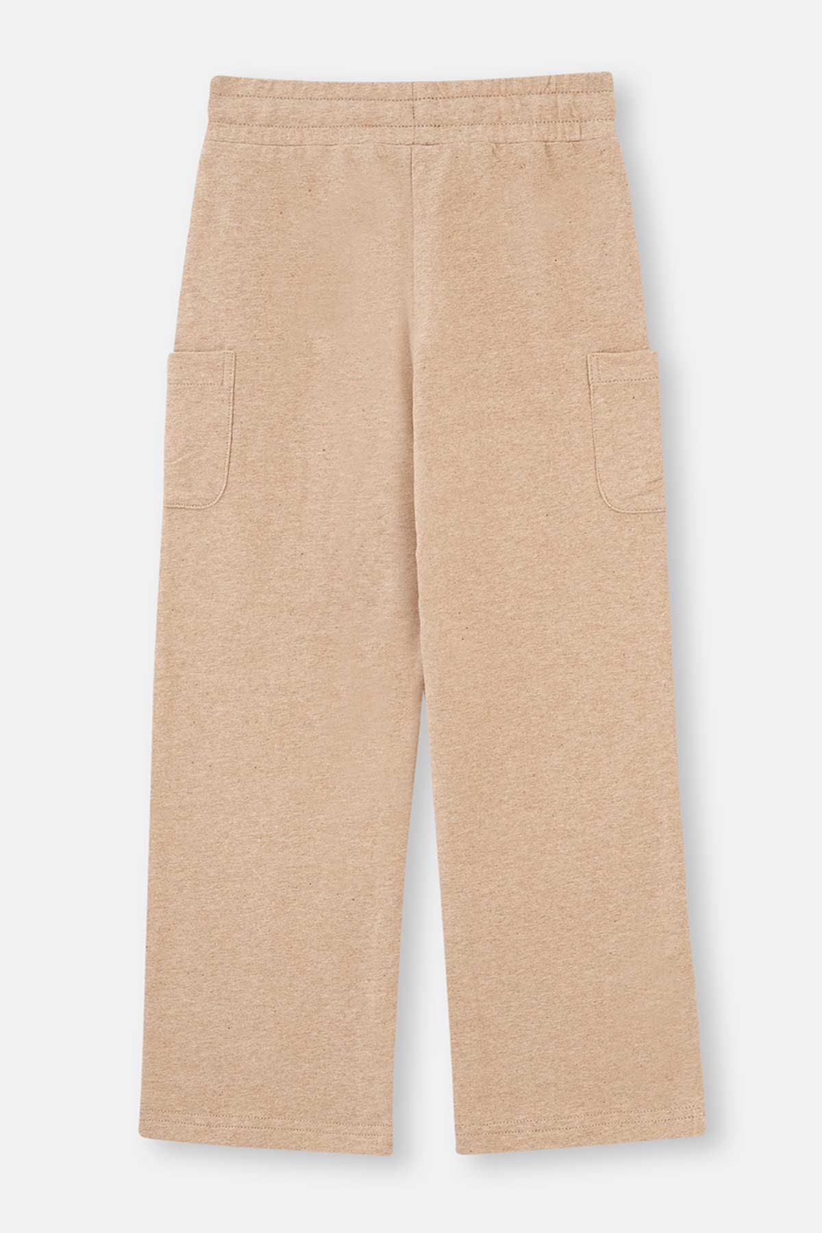 BEIGE NATURAL COLORED LOCAL COTTON TROUSERS
