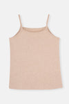Beige Melange-Brown Melange TANKTOP