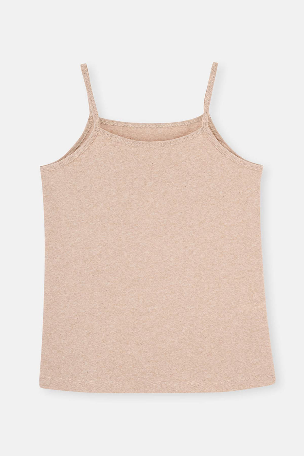 Beige Melange-Brown Melange TANKTOP