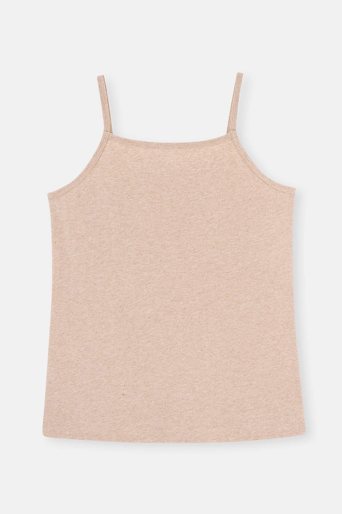 Beige Melange-Brown Melange TANKTOP