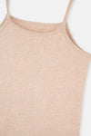 Beige Melange-Brown Melange TANKTOP