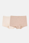 Beige Melange-Brown Melange BOXER