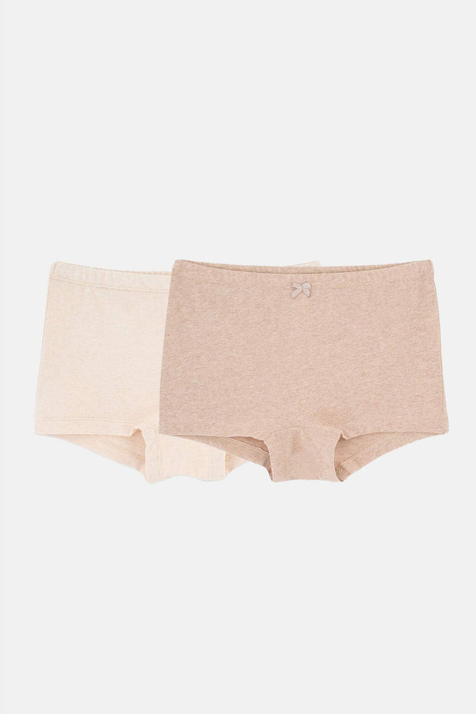 Beige Melange-Brown Melange BOXER
