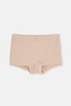 Beige Melange-Brown Melange BOXER