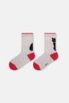 GREY MELANGE SOCKS