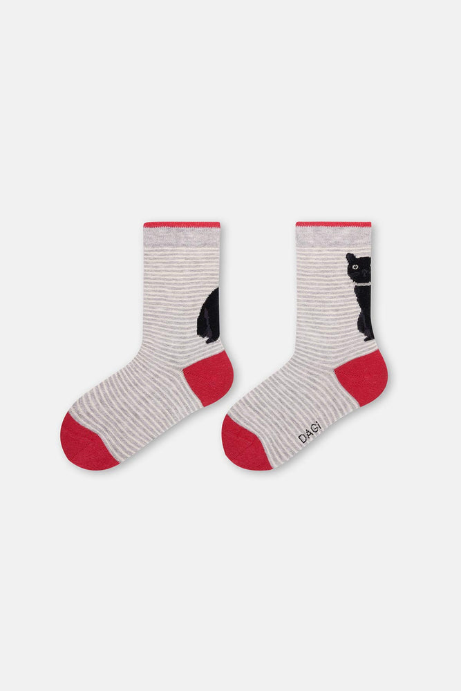 GREY MELANGE SOCKS