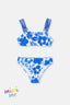 BLUE - WHITE BIKINI SET