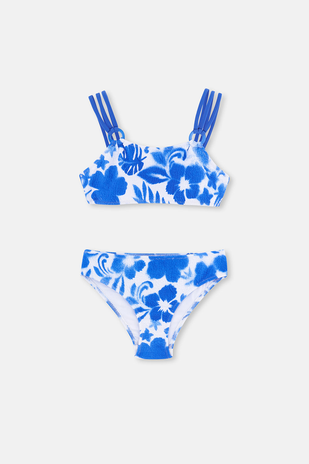 BLUE - WHITE BIKINI SET