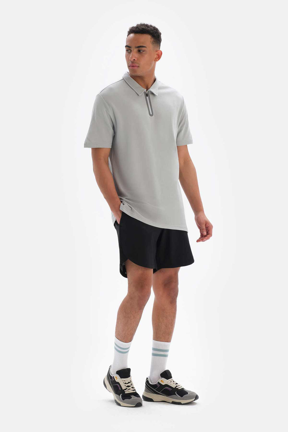 Gri Dagi Active Kısa Kol Polo Yaka T-Shirt