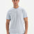 LIGHT BLUE CREW-NECK COTTON INTERLOCK SHORT SLEEVE T-SHIRT