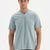BLUE V-NECK BASIC SUPIMA T-SHIRT