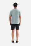 BLUE V-NECK BASIC SUPIMA T-SHIRT