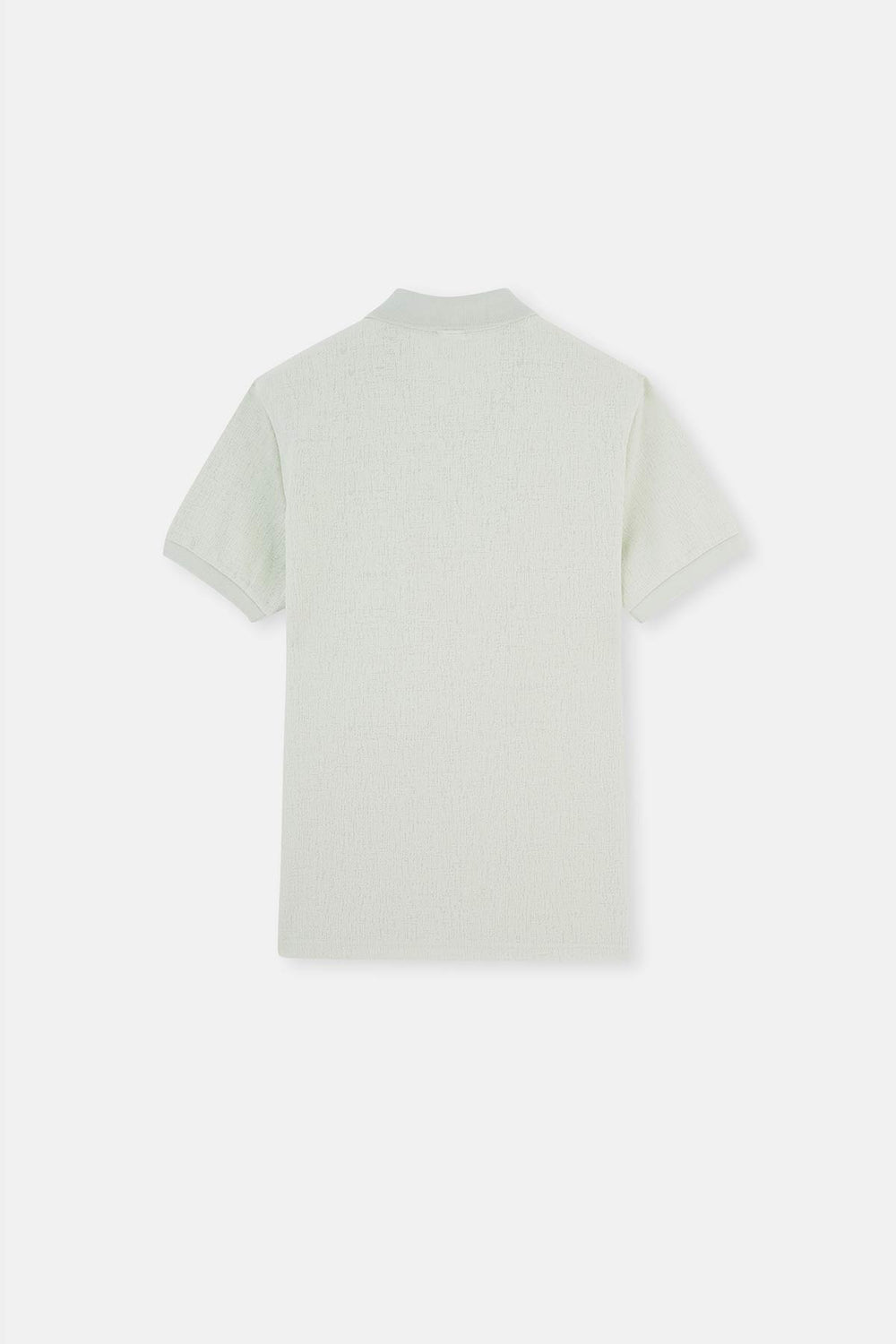 Light Mint SPRAY JACQUARD POLO T-SHIRT