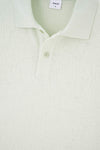Light Mint SPRAY JACQUARD POLO T-SHIRT