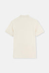 ECRU SPRAY JACQUARD POLO T-SHIRT