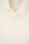 ECRU SPRAY JACQUARD POLO T-SHIRT