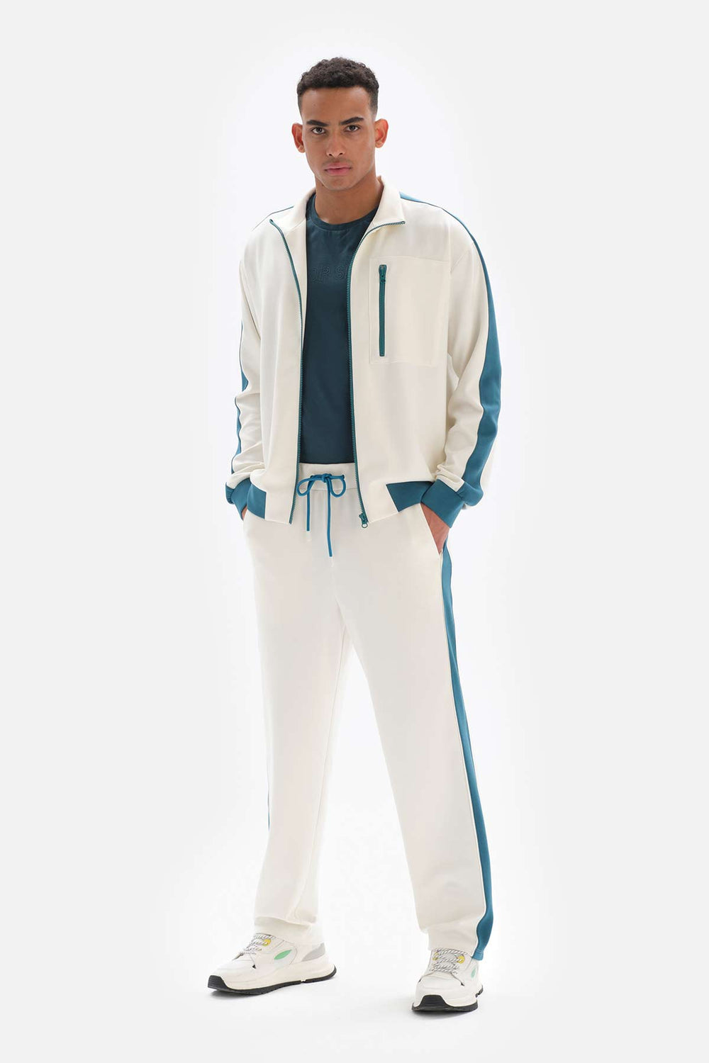 Beyaz Dagi Active Koyu Modal Eşofman Altı