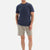 BEIGE DOUBLE-KNIT FABRIC SHORTS