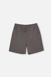 GREY MODAL ELASTIC WAIST BACK POCKET DETAILED SHORTS