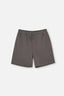 GREY MODAL ELASTIC WAIST BACK POCKET DETAILED SHORTS