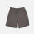 GREY MODAL ELASTIC WAIST BACK POCKET DETAILED SHORTS