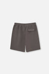 GREY MODAL ELASTIC WAIST BACK POCKET DETAILED SHORTS