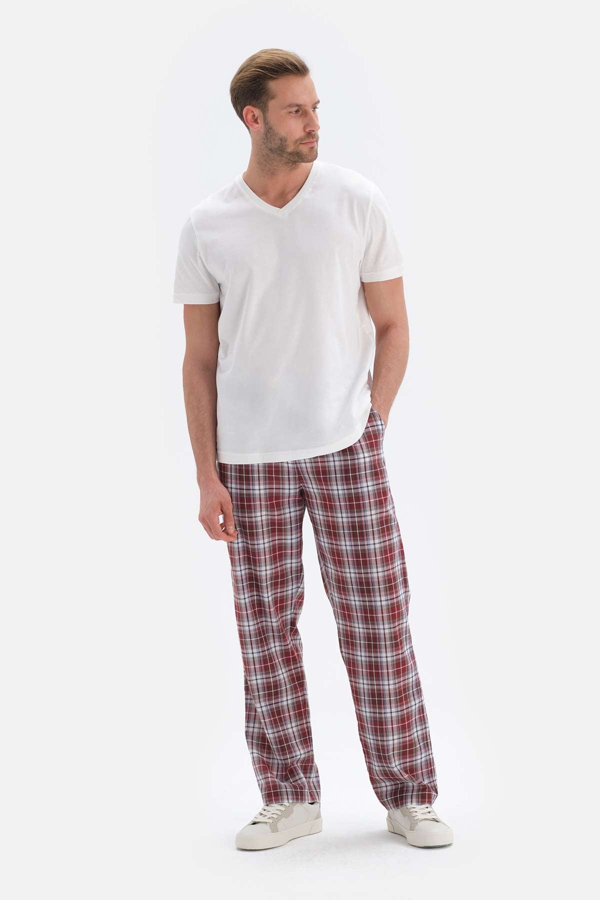 BORDEAUX PYJAMA BOTTOM