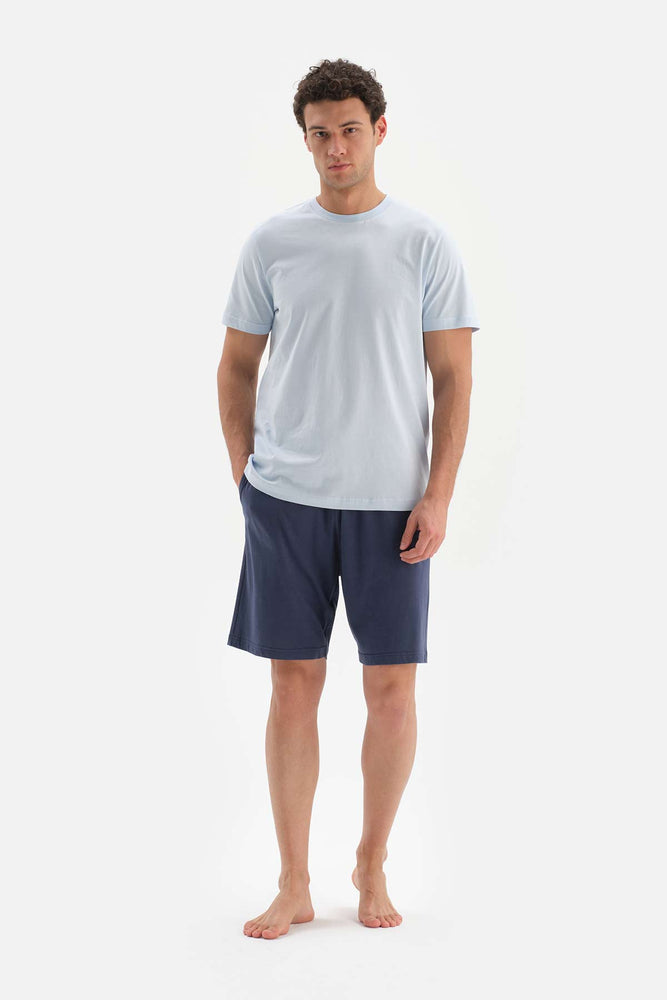 NAVY MODAL SHORTS
