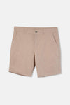 Bej Dokuma Şort