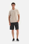 BLACK TWO THREAD SHORTS WITH POCKETS
