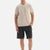 BLACK TWO THREAD SHORTS WITH POCKETS