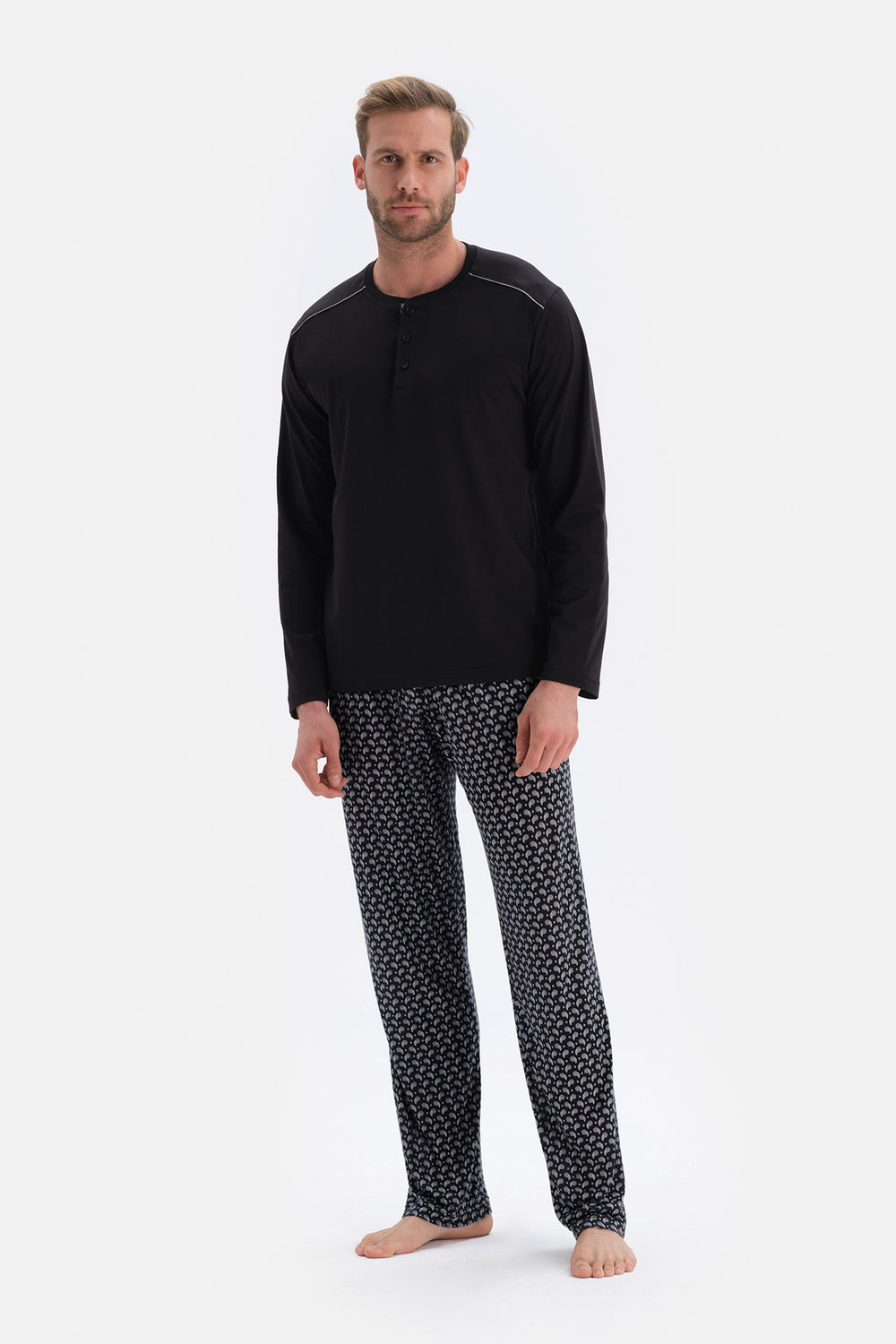 BLACK PYJAMA SET