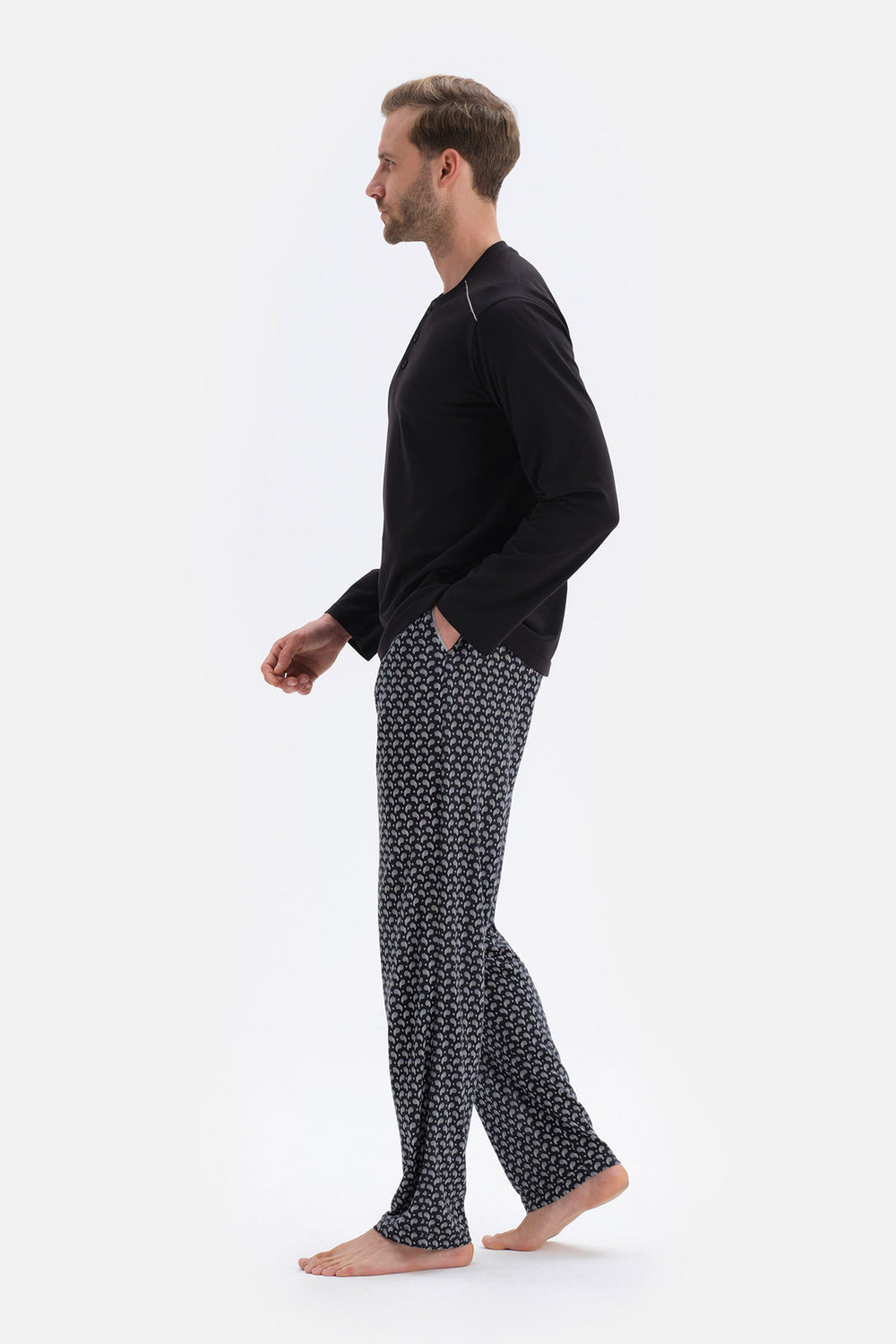BLACK PYJAMA SET
