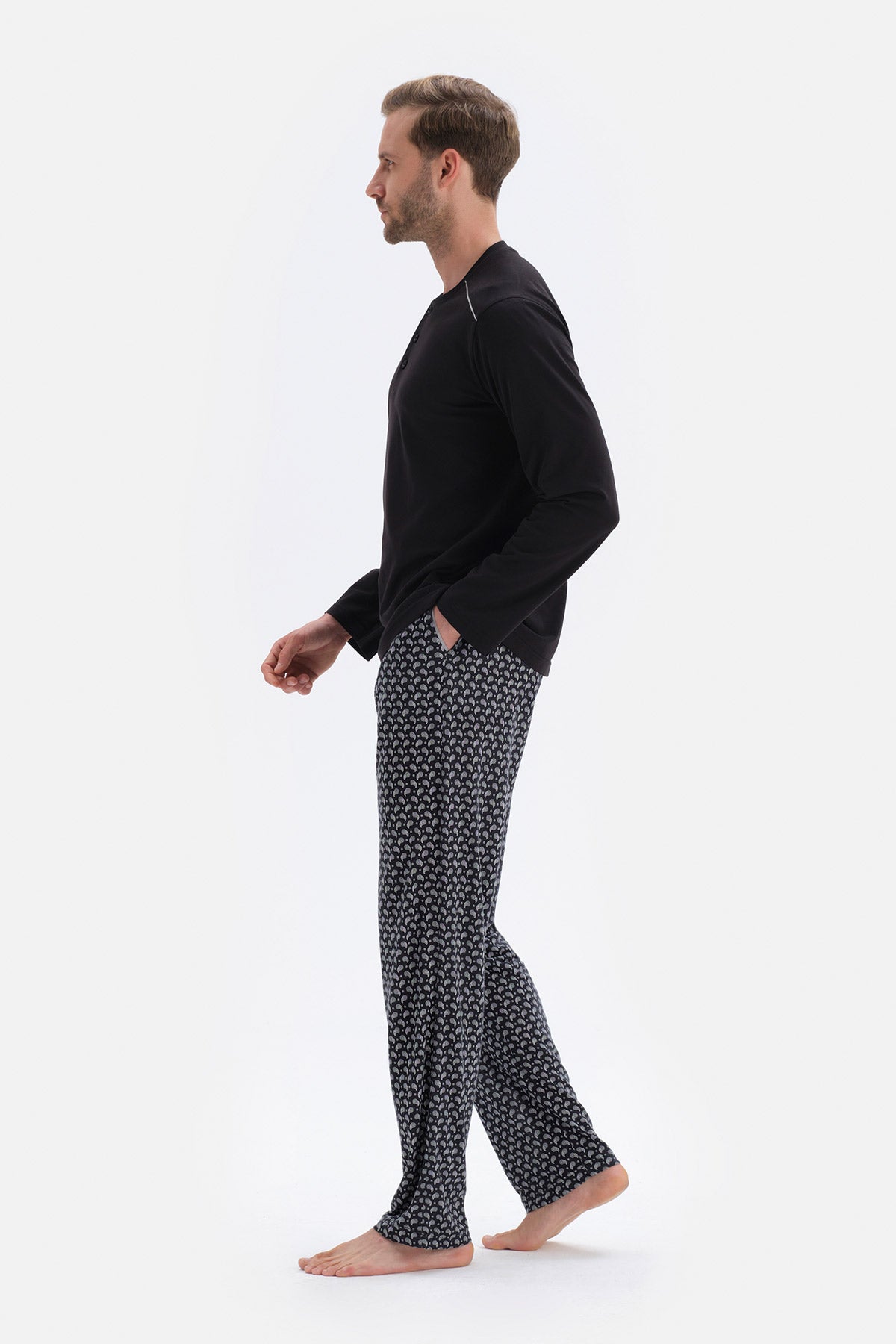 BLACK PYJAMA SET