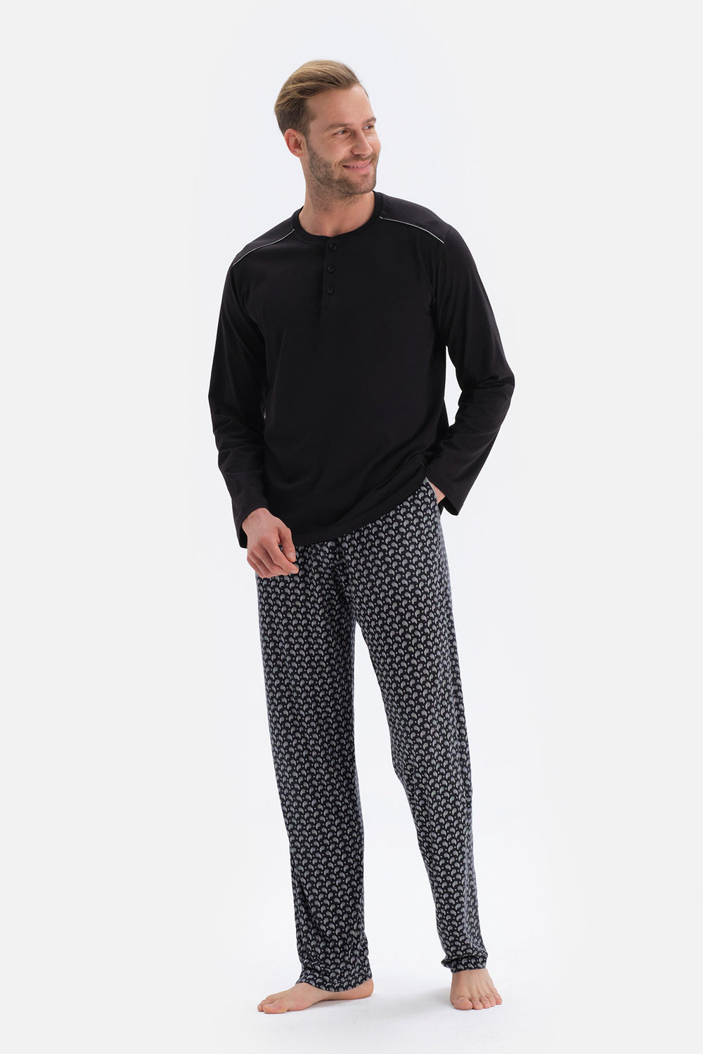BLACK PYJAMA SET