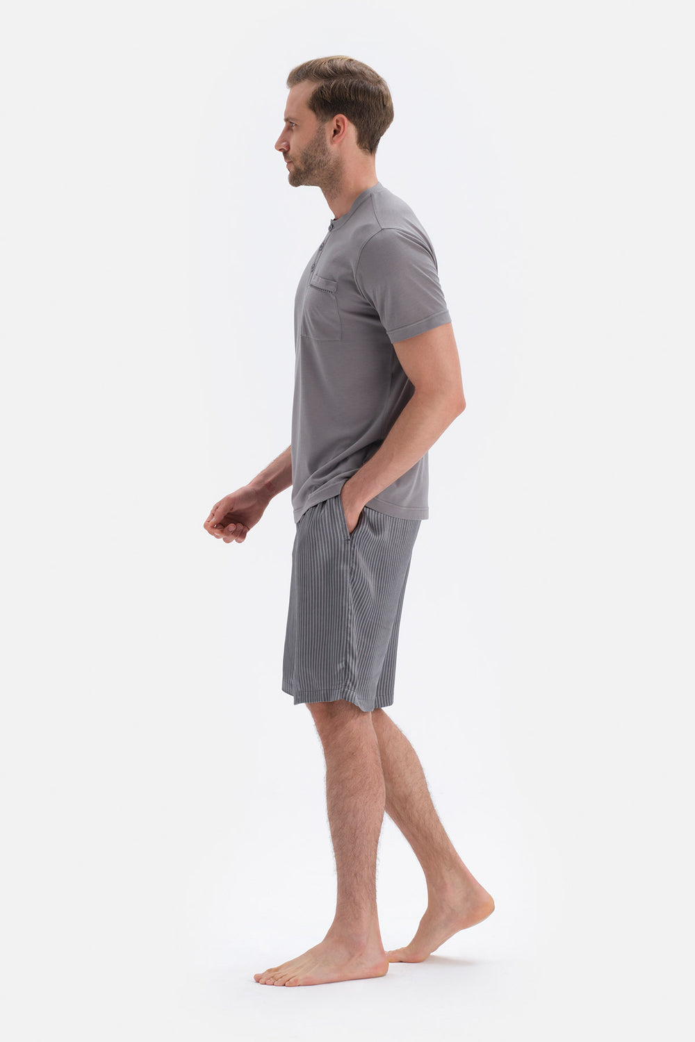 GREY PYJAMA SET