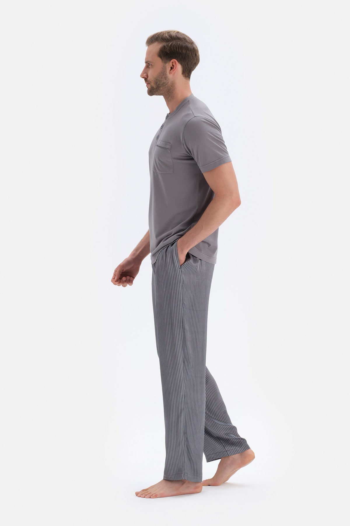 GREY PYJAMA SET