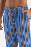 ECRU CREW-NECK SHORT SLEEVE WOVEN SHORT PAJAMAS SUIT