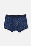 NAVY - GREY BOXER