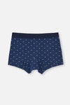 NAVY - GREY BOXER