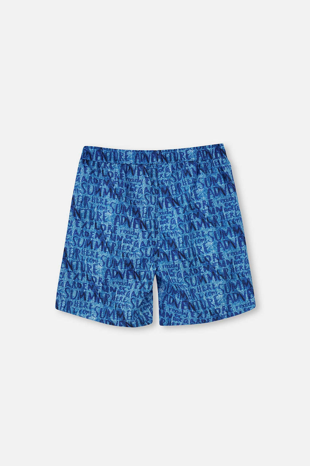 Sax Micro Orta Yazı Desenli Deniz Şortu